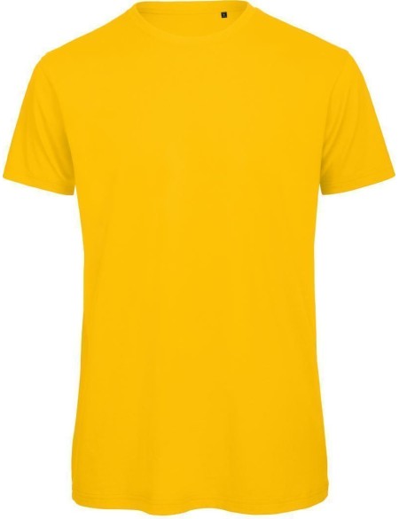 Pánské tričko B+C Inspire T z bio bavny - Gold XXL