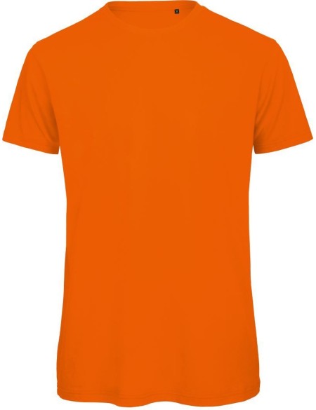 Pánské tričko B+C Inspire T z bio bavny - Oranžová S