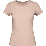 Dámské tričko B+C Inspire T z bio bavlny - Millennial pink XXL