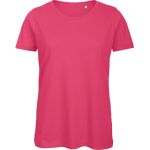 Dámské tričko B+C Inspire T z bio bavlny - Fuchsia XL