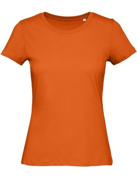Dámské tričko B+C Inspire T z bio bavlny - Urban orange XL