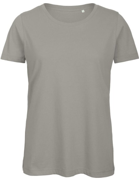 Dámské tričko B+C Inspire T z bio bavlny - Light grey M
