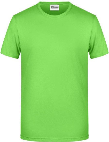 Pánské tričko z bio bavlny James+Nicholson 8008 - Lime green XXL