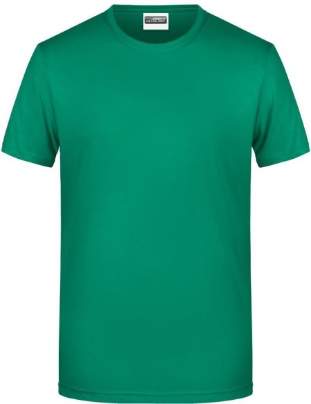 Pánské tričko z bio bavlny James+Nicholson 8008 - Irish green XL