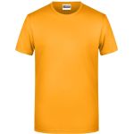 Pánské tričko z bio bavlny James+Nicholson 8008 - Gold yellow S