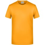 Pánské tričko z bio bavlny James+Nicholson 8008 - Gold yellow S