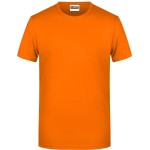Pánské tričko z bio bavlny James+Nicholson 8008 - Oranžová S