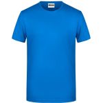 Pánské tričko z bio bavlny James+Nicholson 8008 - Cobalt S