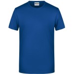 Pánské tričko z bio bavlny James+Nicholson 8008 - Dark royal M