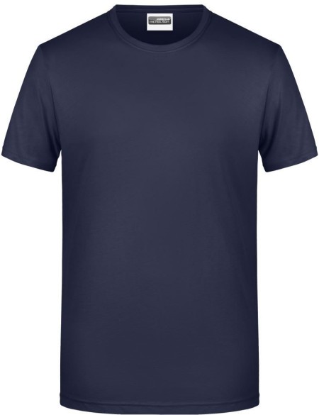 Pánské tričko z bio bavlny James+Nicholson 8008 - Navy S