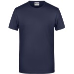 Pánské tričko z bio bavlny James+Nicholson 8008 - Navy L