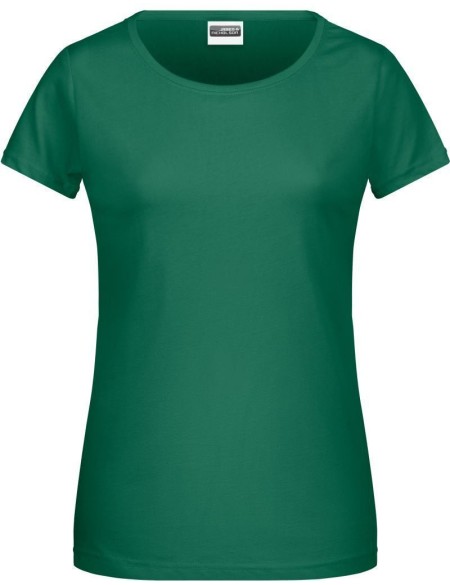 Dámské tričko z bio bavlny James+Nicholson 8007 - Irish green L