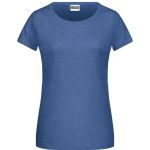 Dámské tričko z bio bavlny James+Nicholson 8007 - Light denim melange M