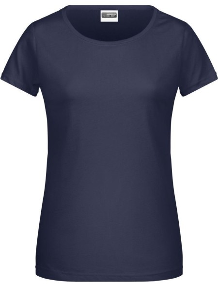 Dámské tričko z bio bavlny James+Nicholson 8007 - Navy XXL