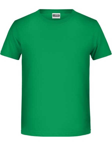 Chlapecké tričko z bio bavlny James+Nicholson 8008B - Fern green XL