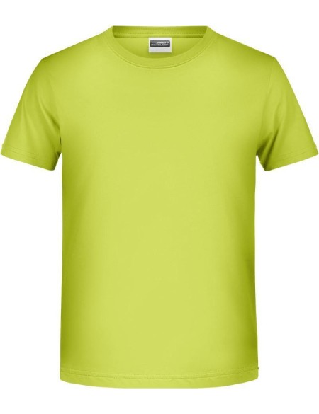 Chlapecké tričko z bio bavlny James+Nicholson 8008B - Acid yellow S