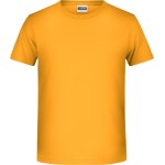 Chlapecké tričko z bio bavlny James+Nicholson 8008B - Gold yellow M