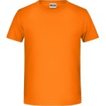 Chlapecké tričko z bio bavlny James+Nicholson 8008B - Oranžová XL