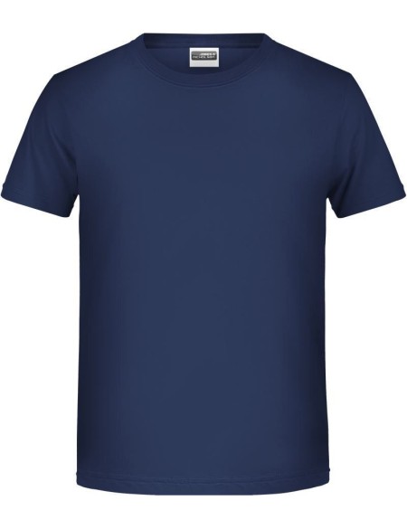 Chlapecké tričko z bio bavlny James+Nicholson 8008B - Navy M