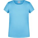 Dívčí tričko z bio bavlny James+Nicholson 8007G - Sky blue XL
