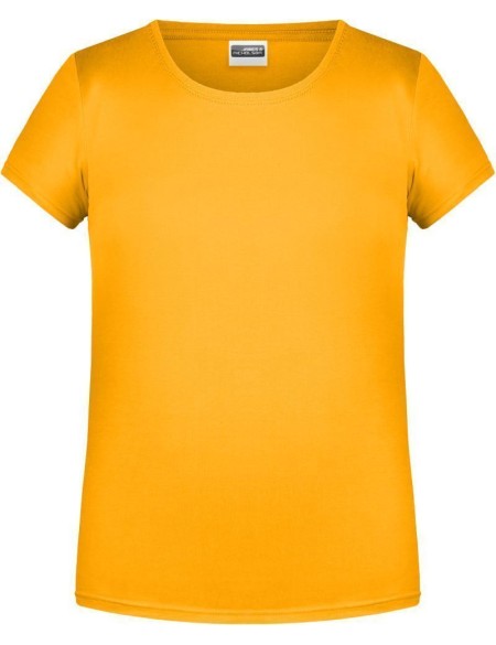 Dívčí tričko z bio bavlny James+Nicholson 8007G - Gold yellow L