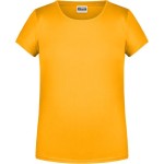 Dívčí tričko z bio bavlny James+Nicholson 8007G - Gold yellow XL