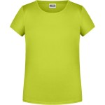 Dívčí tričko z bio bavlny James+Nicholson 8007G - Acid yellow XXL
