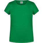 Dívčí tričko z bio bavlny James+Nicholson 8007G - Fern green L