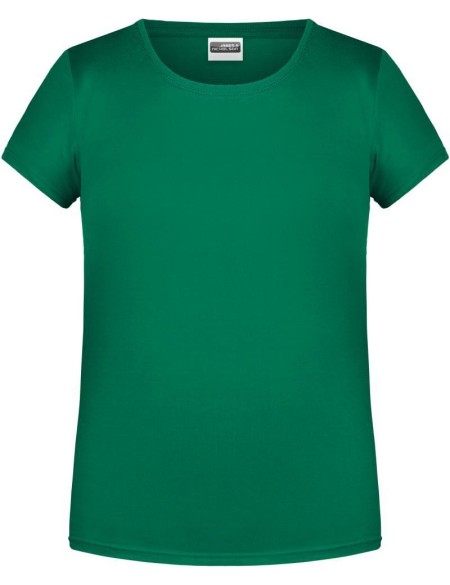 Dívčí tričko z bio bavlny James+Nicholson 8007G - Irish green XS