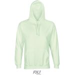 Unisex mikina s kapucí CONDOR - Creamy green 3XL
