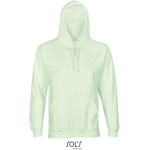 Unisex mikina s kapucí CONDOR - Creamy green M