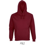 Unisex mikina s kapucí CONDOR - Burgundy S