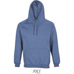 Unisex mikina s kapucí CONDOR - Blue L