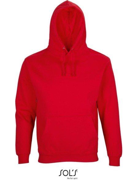 Unisex mikina s kapucí CONDOR - Bright red XL