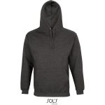 Unisex mikina s kapucí CONDOR - Charcoal melange L