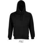 Unisex mikina s kapucí CONDOR - Black S