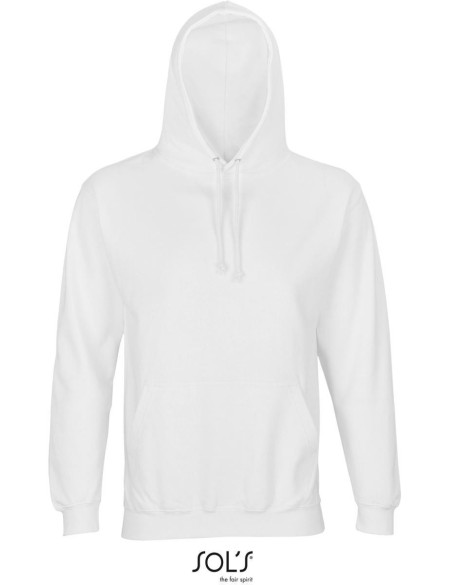 Unisex mikina s kapucí CONDOR - Bílá XXL
