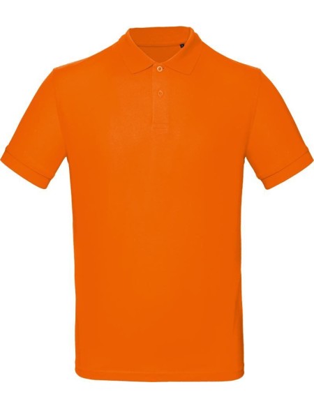Pánská polokošile B+C Inspire Polo - Oranžová S