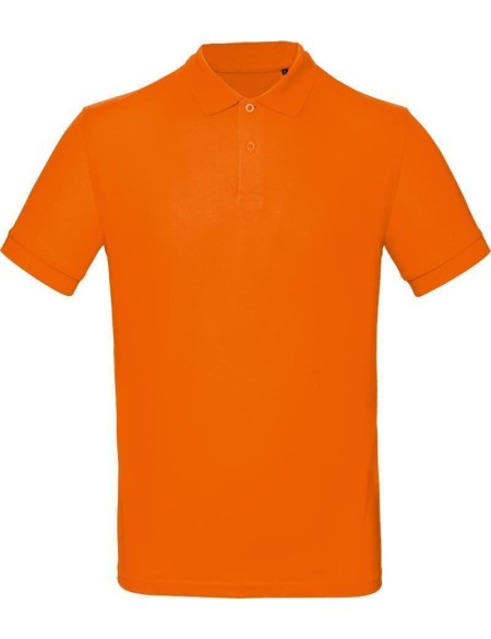 Pánská polokošile B+C Inspire Polo - Oranžová 3XL