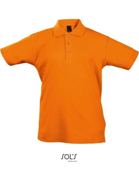 Dětská polokošile Summer Kids II - Oranžová 12 let