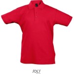 Dětská polokošile Summer Kids II - Červená 10 let