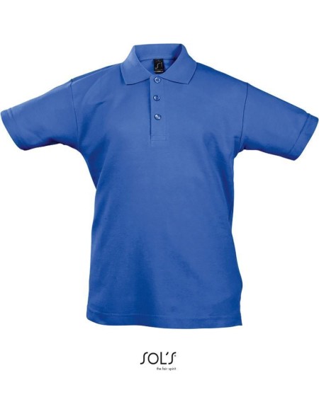 Dětská polokošile Summer Kids II - Royal blue 10 let