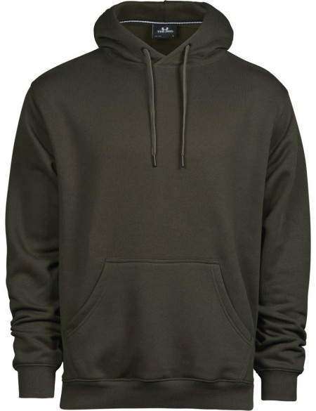 Pánská mikina s kapucí TeeJays 5430 - Dark olive M