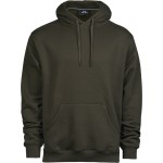 Pánská mikina s kapucí TeeJays 5430 - Dark olive XXL