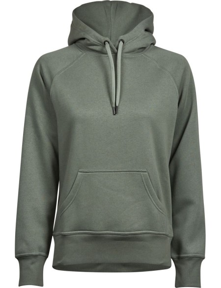 Dámská mikina s kapucí TeeJays 5431 - Leaf green XXL
